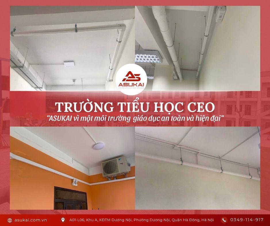 Máng nhựa Asukai – Giải pháp tinh tế cho Trường Tiểu học CEO
