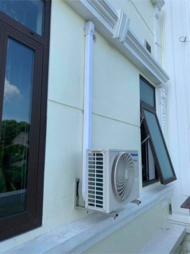 Sửa chữa điều hòa nhà bà Bình